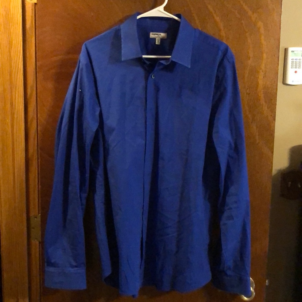 Express Imx Fitted Button Down Xl - image 1